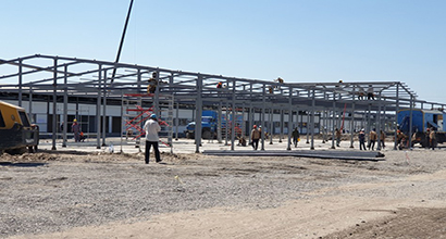 Construction of two new hospital complexes are being built in the Zangiota district of Tashkent